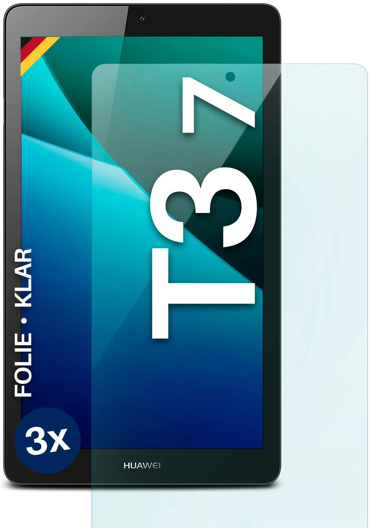 Huawei Schutzfolie, Displayschutz(für 3x klar 7) T3 MOEX MediaPad