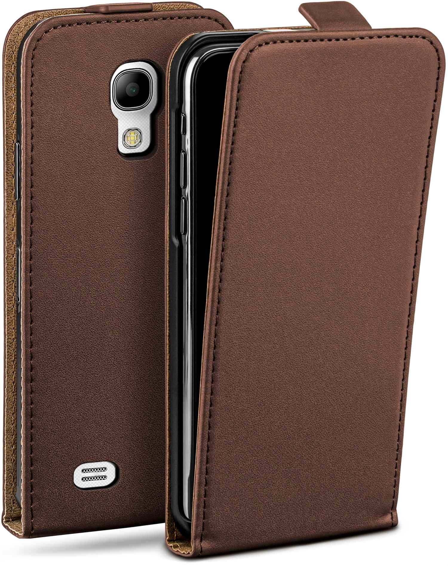 Mini, Galaxy Case, MOEX Flip Oxide-Brown Flip Cover, S4 Samsung,