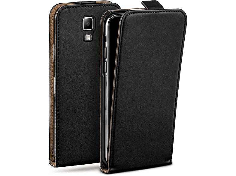 MOEX Flip Case, Deep-Black S4 Galaxy Cover, Samsung, Flip active