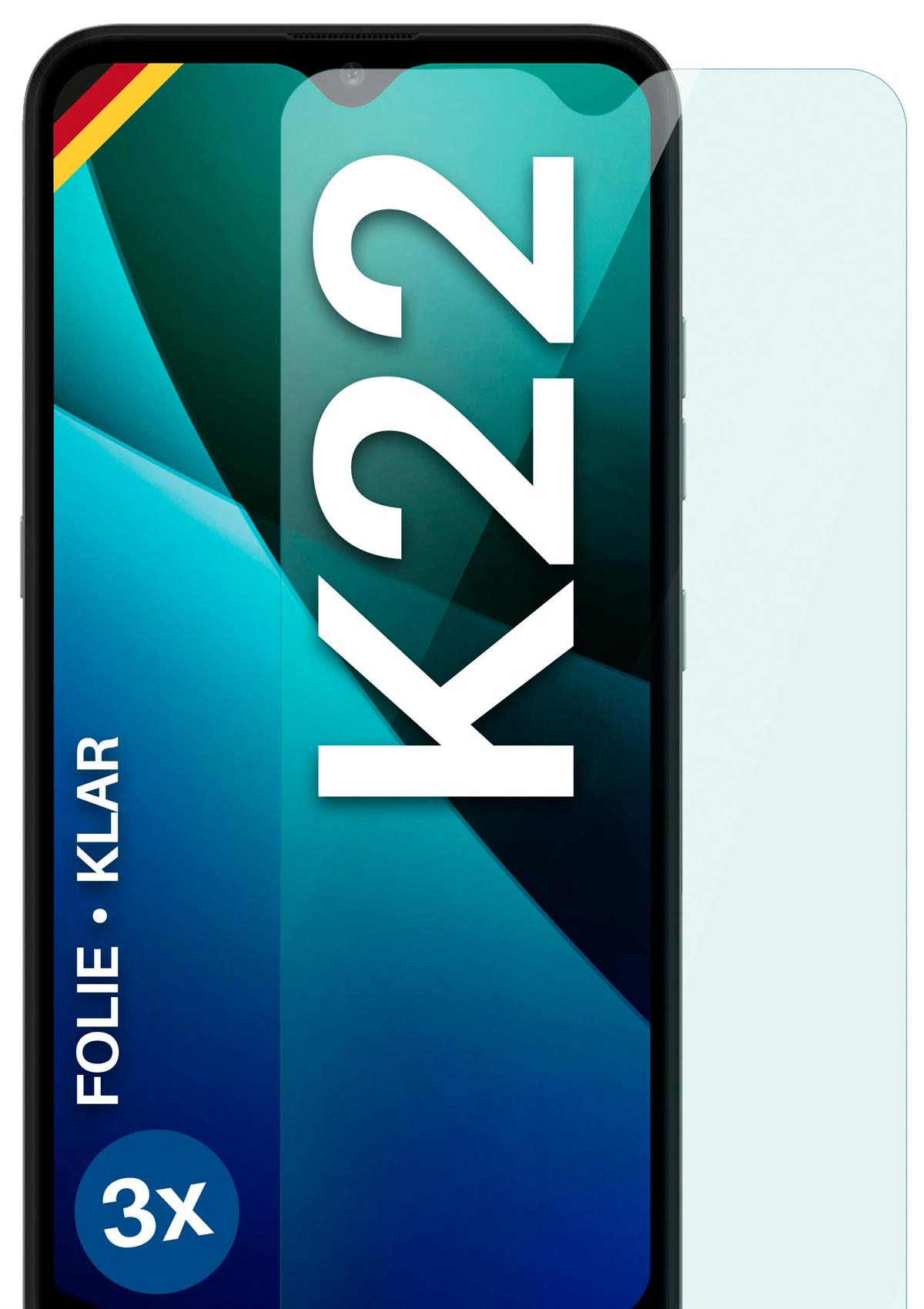 MOEX LG Displayschutz(für K22) klar 3x Schutzfolie,