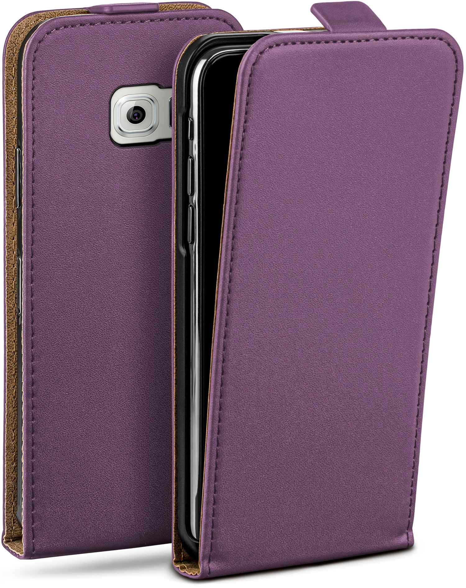MOEX Flip Case, Flip Cover, S6, Galaxy Samsung, Indigo-Violet