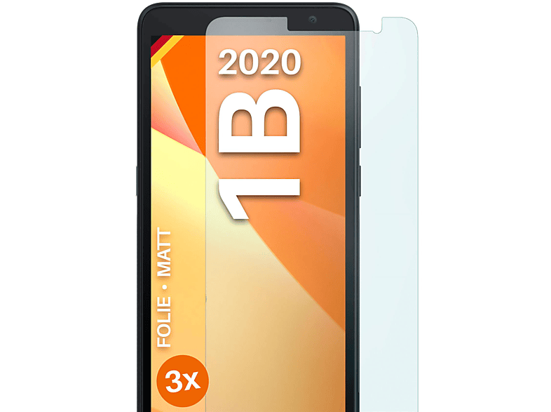 MOEX 3x Schutzfolie, matt Alcatel 1B (2020)) Displayschutz(für