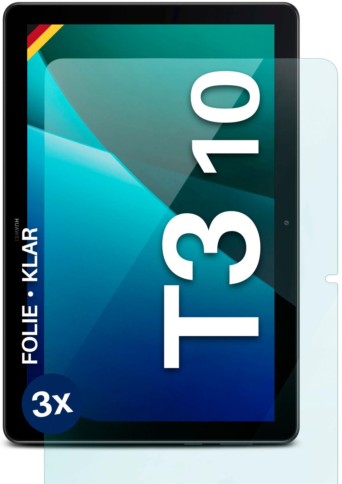 MediaPad Huawei Displayschutz(für 3x T3 10) MOEX klar Schutzfolie,