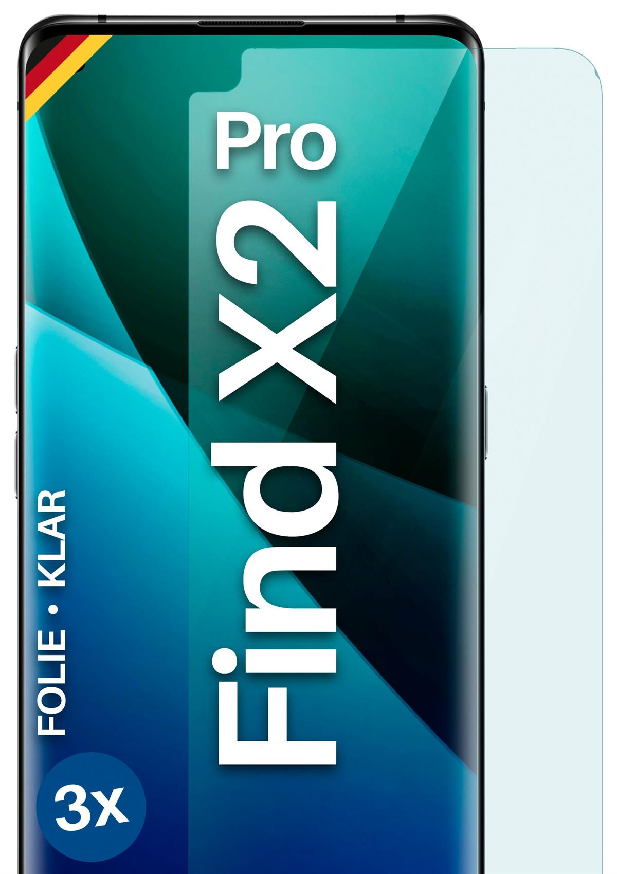 Find Schutzfolie, X2 Pro) MOEX Displayschutz(für klar Oppo 3x