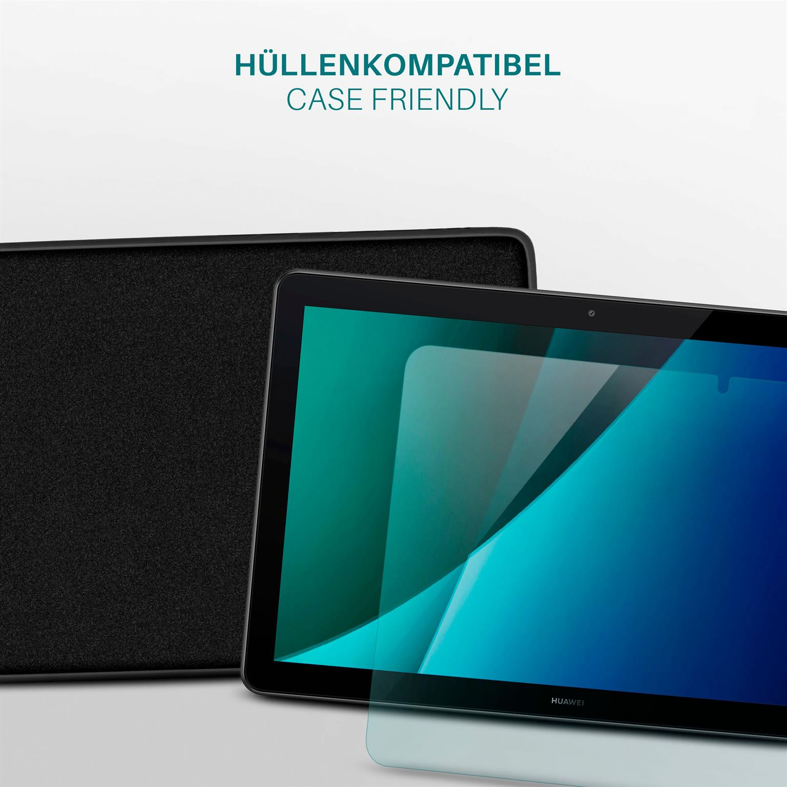 3x MediaPad Huawei klar Schutzfolie, T3 Displayschutz(für MOEX 10)