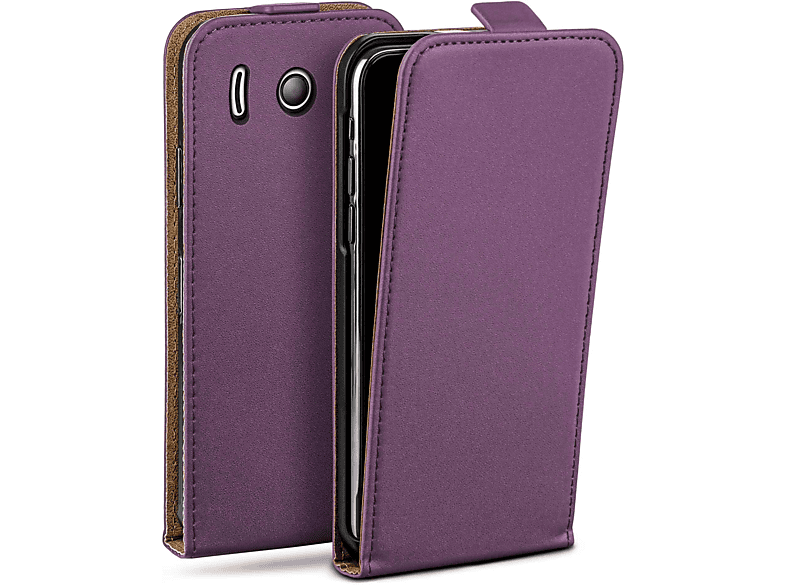 MOEX Flip Case, Flip Cover, Huawei, Indigo-Violet Y300, Ascend
