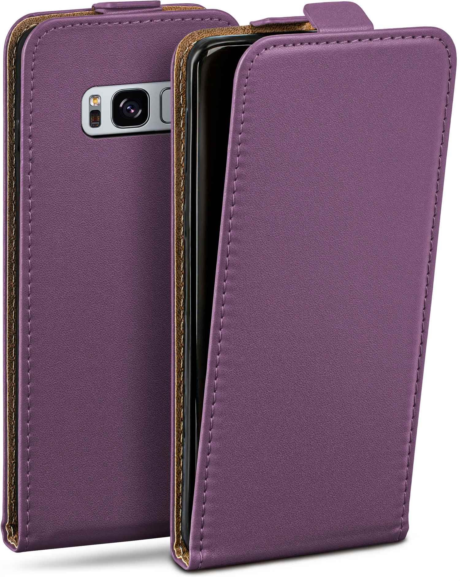 MOEX Flip Case, Flip Cover, Galaxy Samsung, Indigo-Violet S8