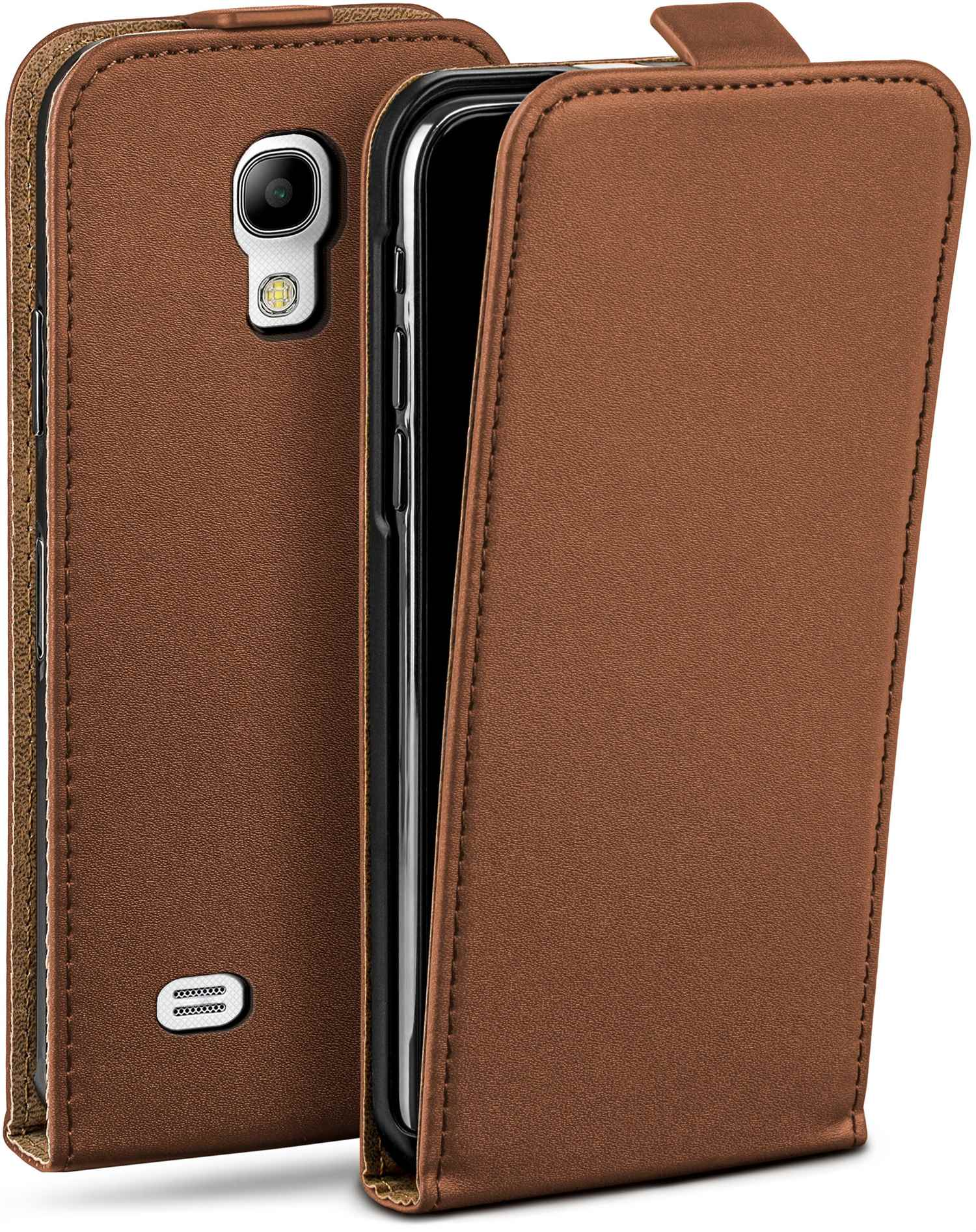 Cover, Galaxy Case, Samsung, MOEX S4, Umber-Brown Flip Flip