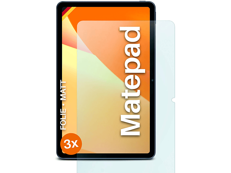 MOEX 3x Schutzfolie, matt Displayschutz(für Huawei MatePad)