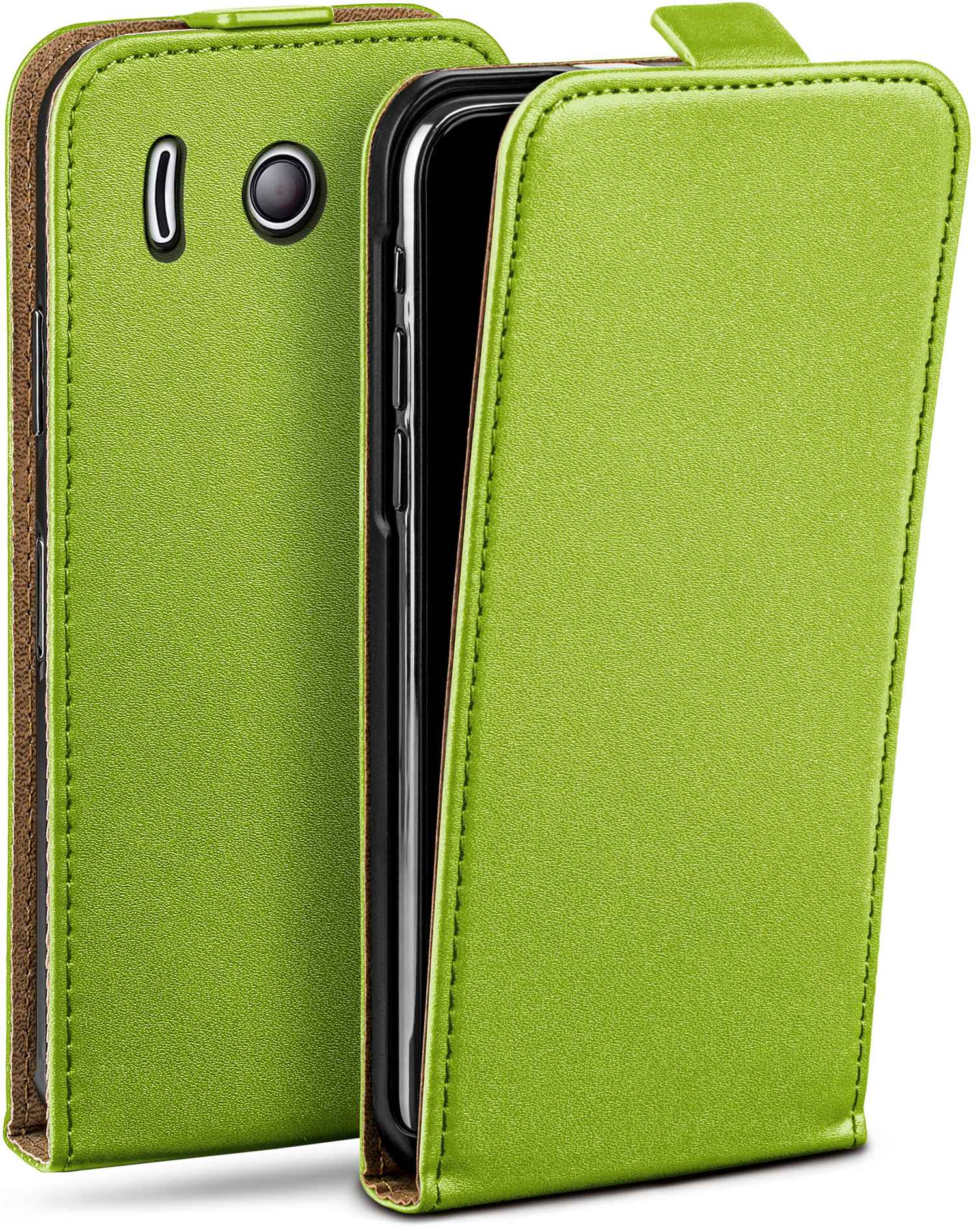 Cover, Ascend MOEX Flip Lime-Green Flip Huawei, Y300, Case,