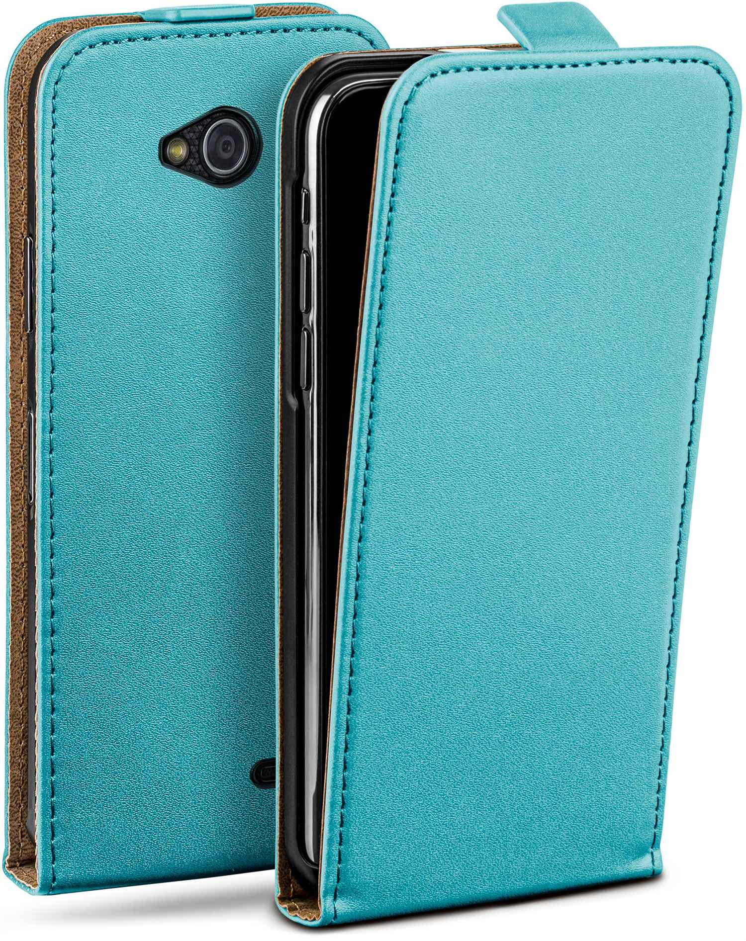 Flip Aqua-Cyan Cover, MOEX Case, L90, LG, Flip