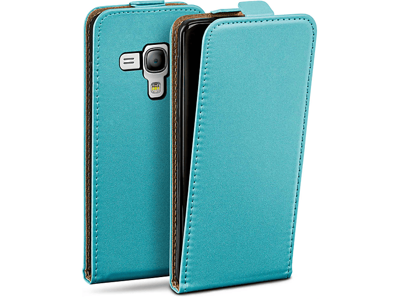 MOEX Flip Aqua-Cyan Galaxy Case, Cover, Mini, Flip S3 Samsung