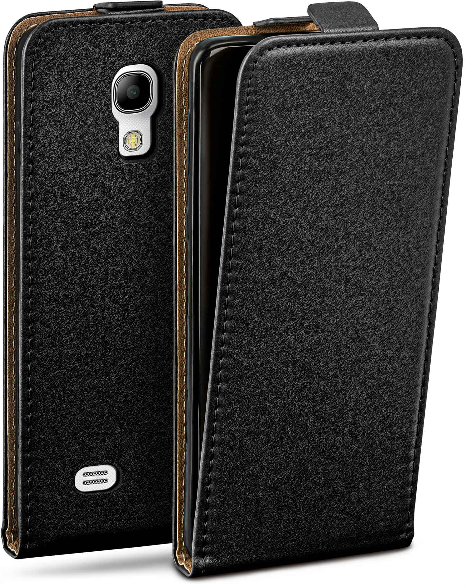 Flip Galaxy Case, MOEX Deep-Black Cover, S4, Flip Samsung,