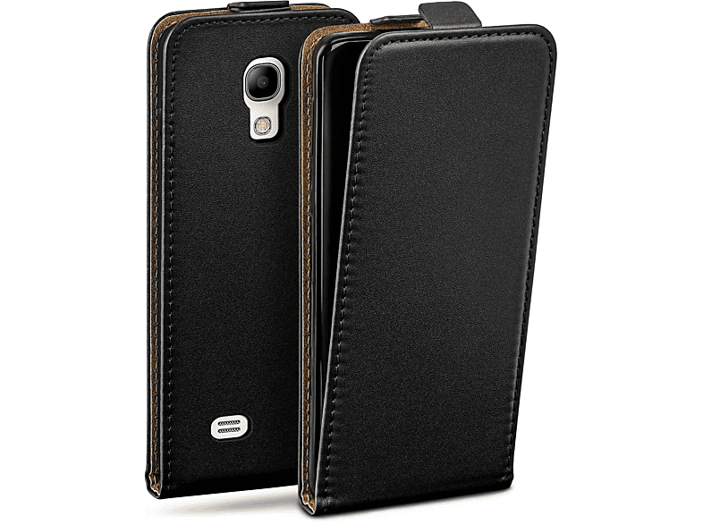 Flip Galaxy Case, MOEX Deep-Black Cover, S4, Flip Samsung,