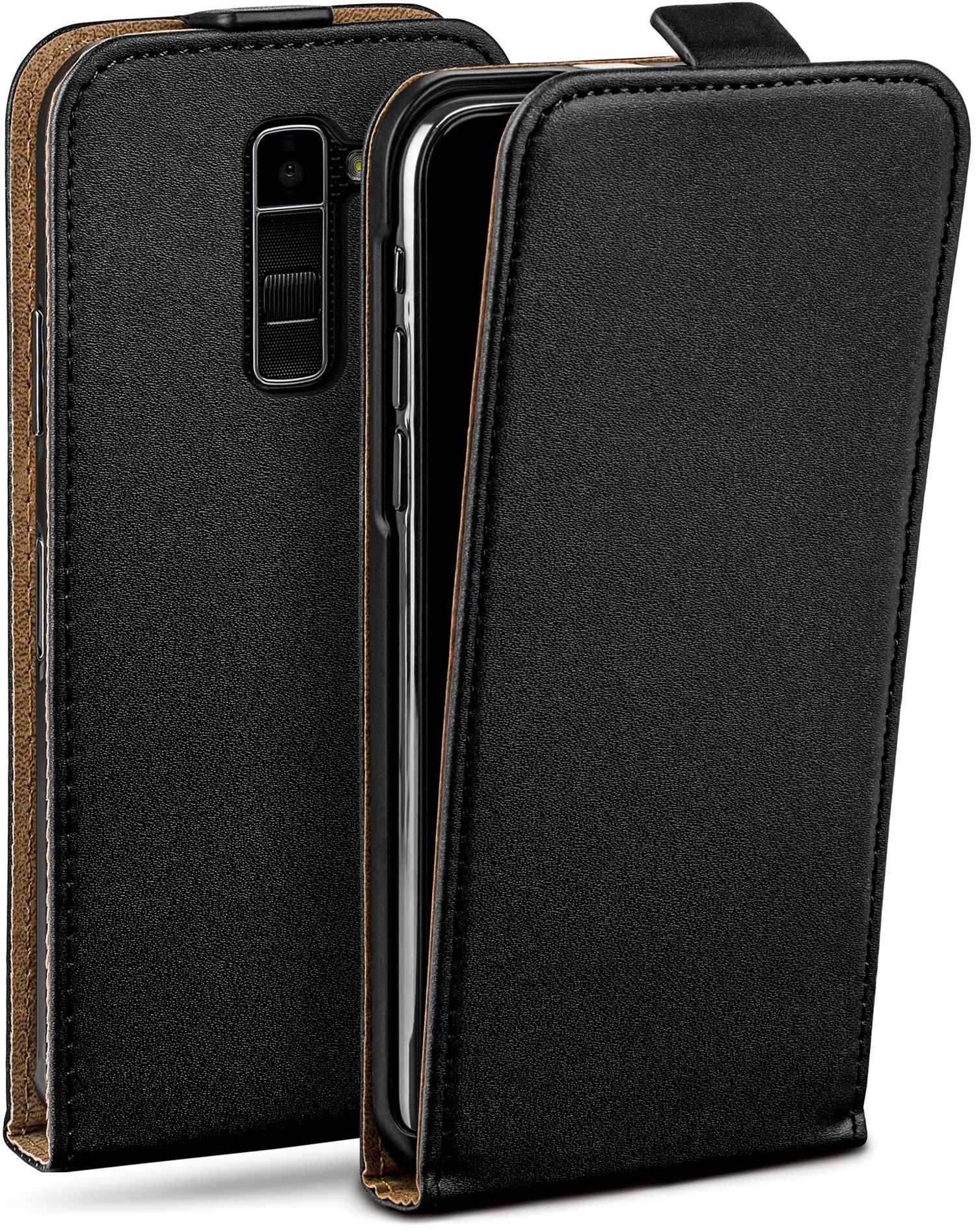 Flip Cover, Deep-Black (2016), MOEX Flip Case, K7 LG,