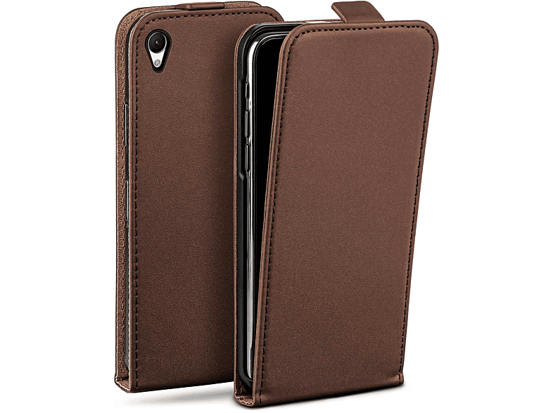MOEX Flip Case, Z2, Oxide-Brown Xperia Flip Cover, Sony