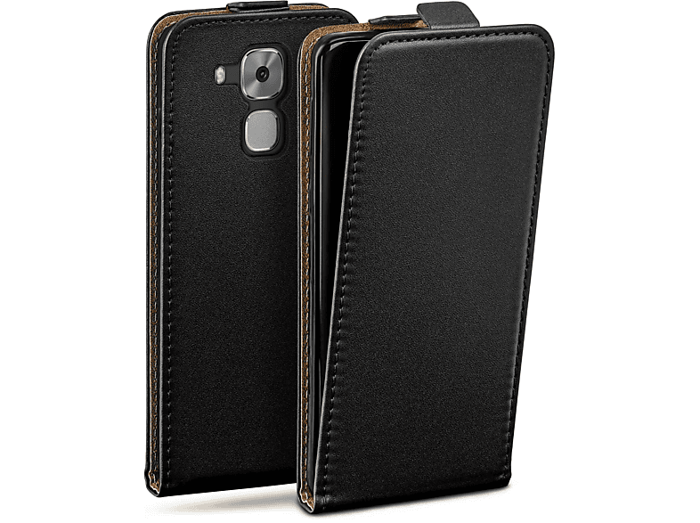 Plus, Huawei, Nova Deep-Black MOEX Flip Cover, Case, Flip