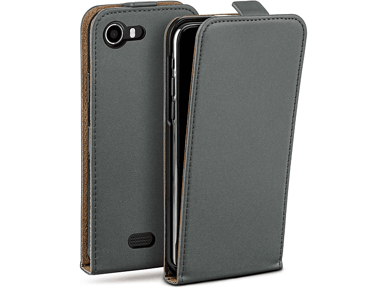 MOEX Flip Wiko, Flip Case, Anthracite-Gray Lenny, Cover