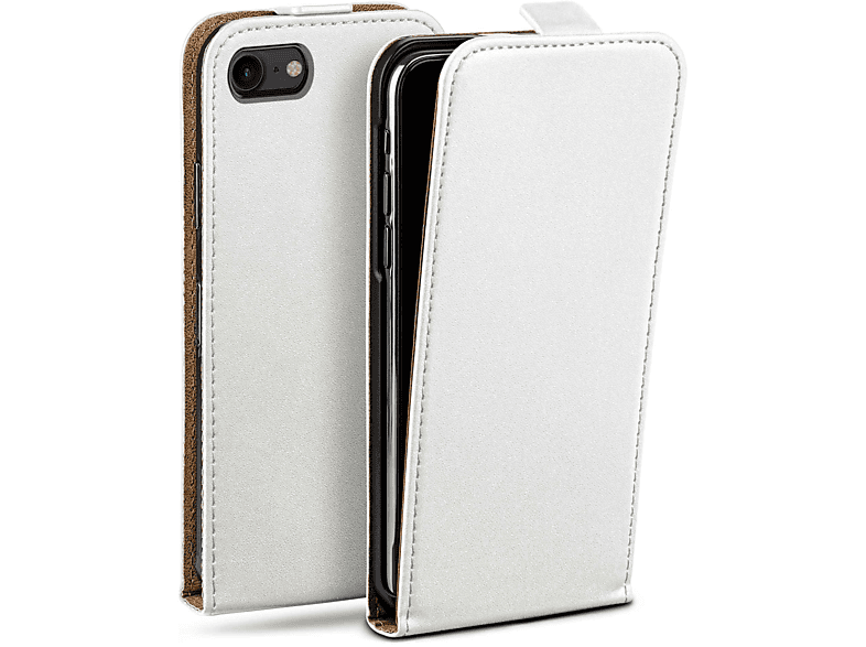 MOEX Flip Case, Flip Cover, S Samsung, Galaxy 2, Pearl-White Duos