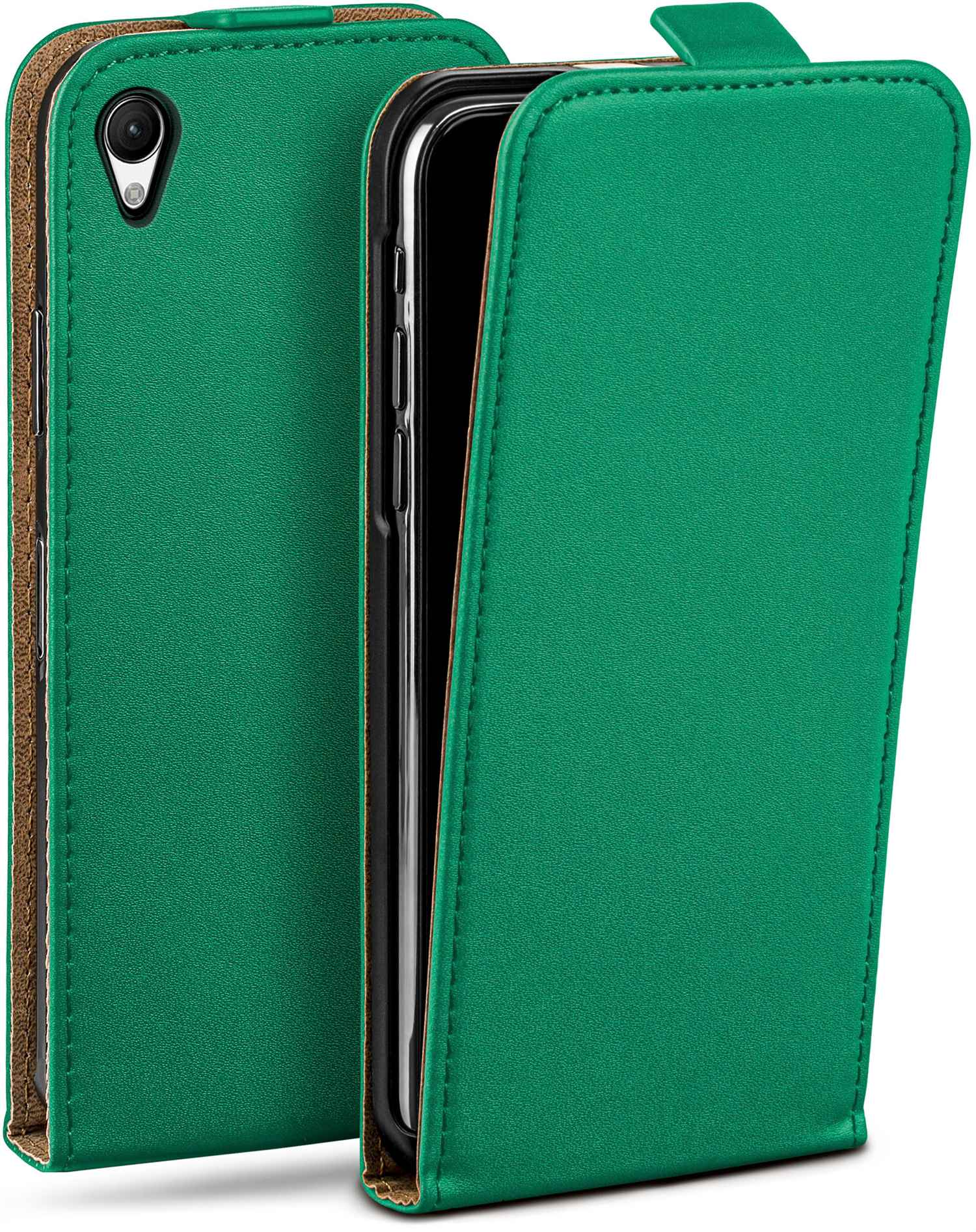 Flip Emerald-Green MOEX Flip Z1, Case, Cover, Sony, Xperia