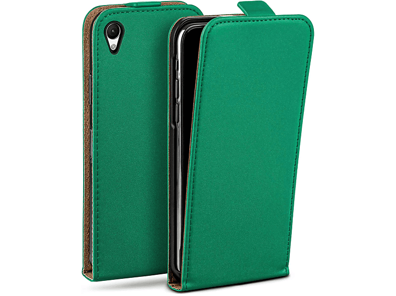 MOEX Flip Case, Flip Cover, Sony, Xperia Z1, Emerald-Green