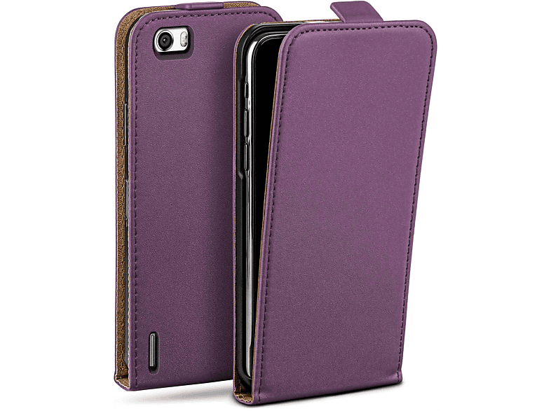 MOEX Flip Case, Flip Cover, Huawei, Honor 6, Indigo-Violet | Flipcover