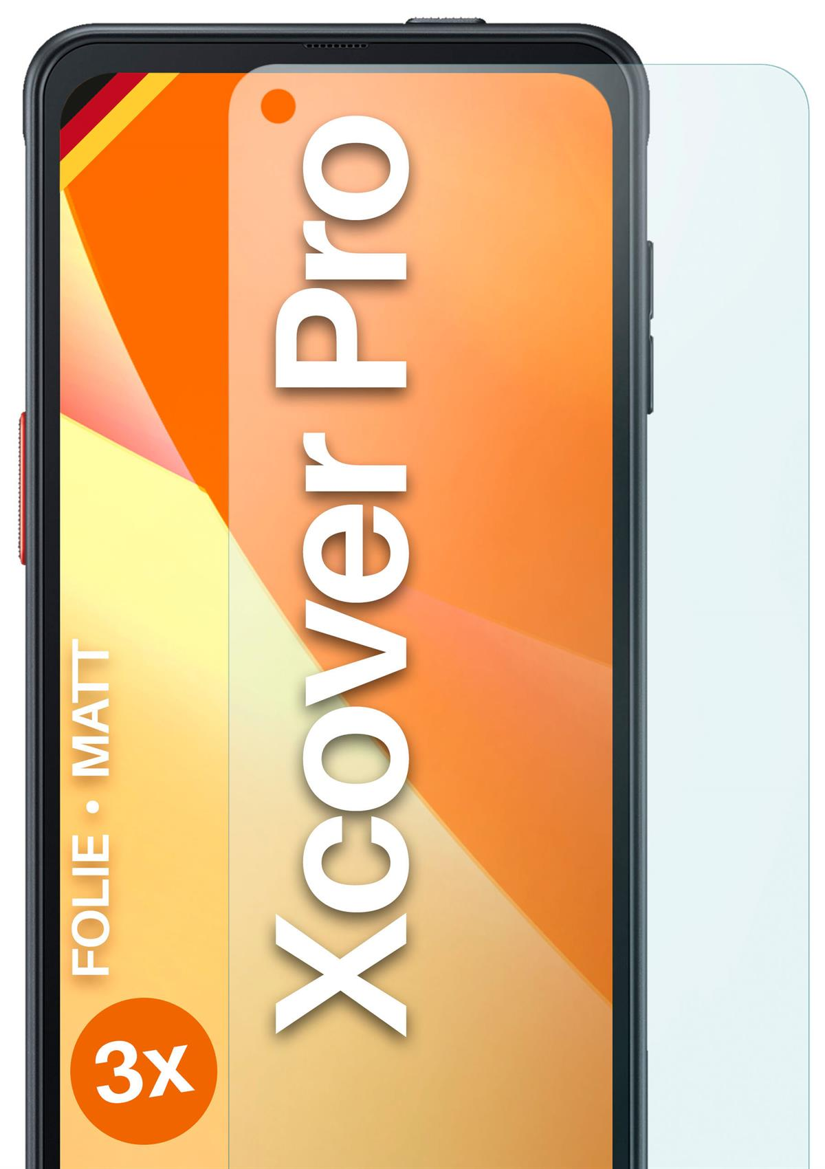 3x Pro) Schutzfolie, Samsung matt MOEX Galaxy Displayschutz(für Xcover