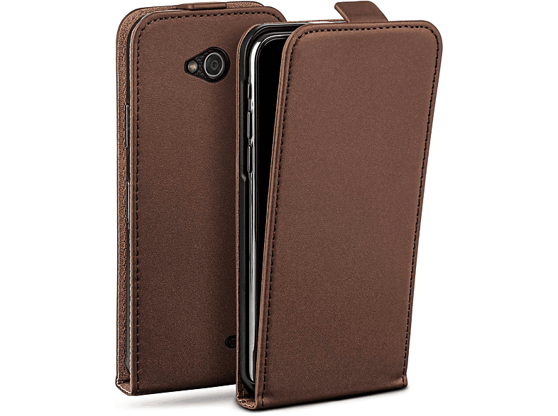 Cover, Flip Case, L90, Oxide-Brown Flip MOEX LG,