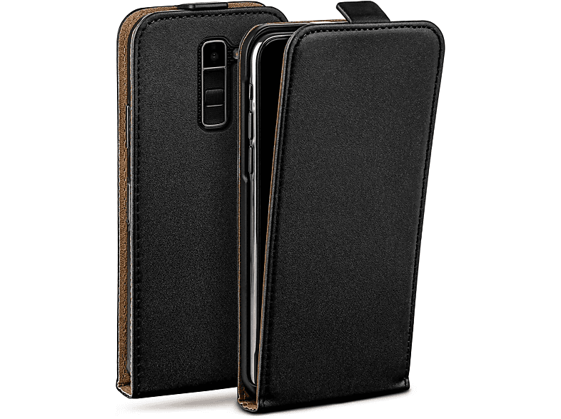 (2016), K10 Cover, Flip Flip Deep-Black Case, LG, MOEX