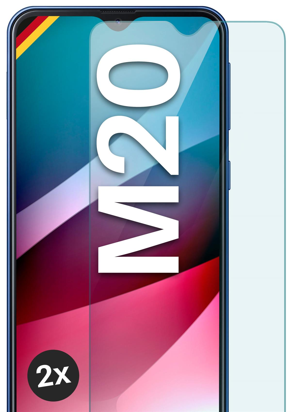 Schutzfolie, klar Schutzglas(für MOEX - Galaxy 2x M20) Samsung Panzerglas
