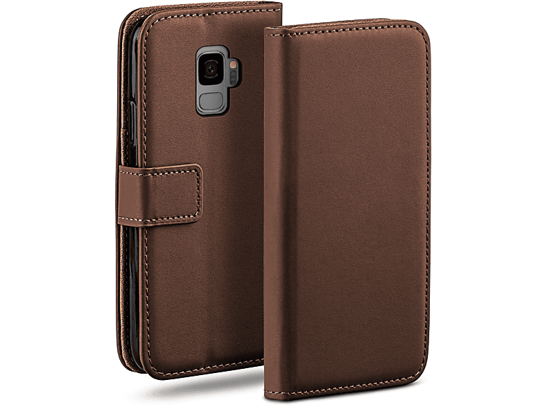 MOEX Book Case, Bookcover, Samsung, Galaxy S9, Oxide-Brown