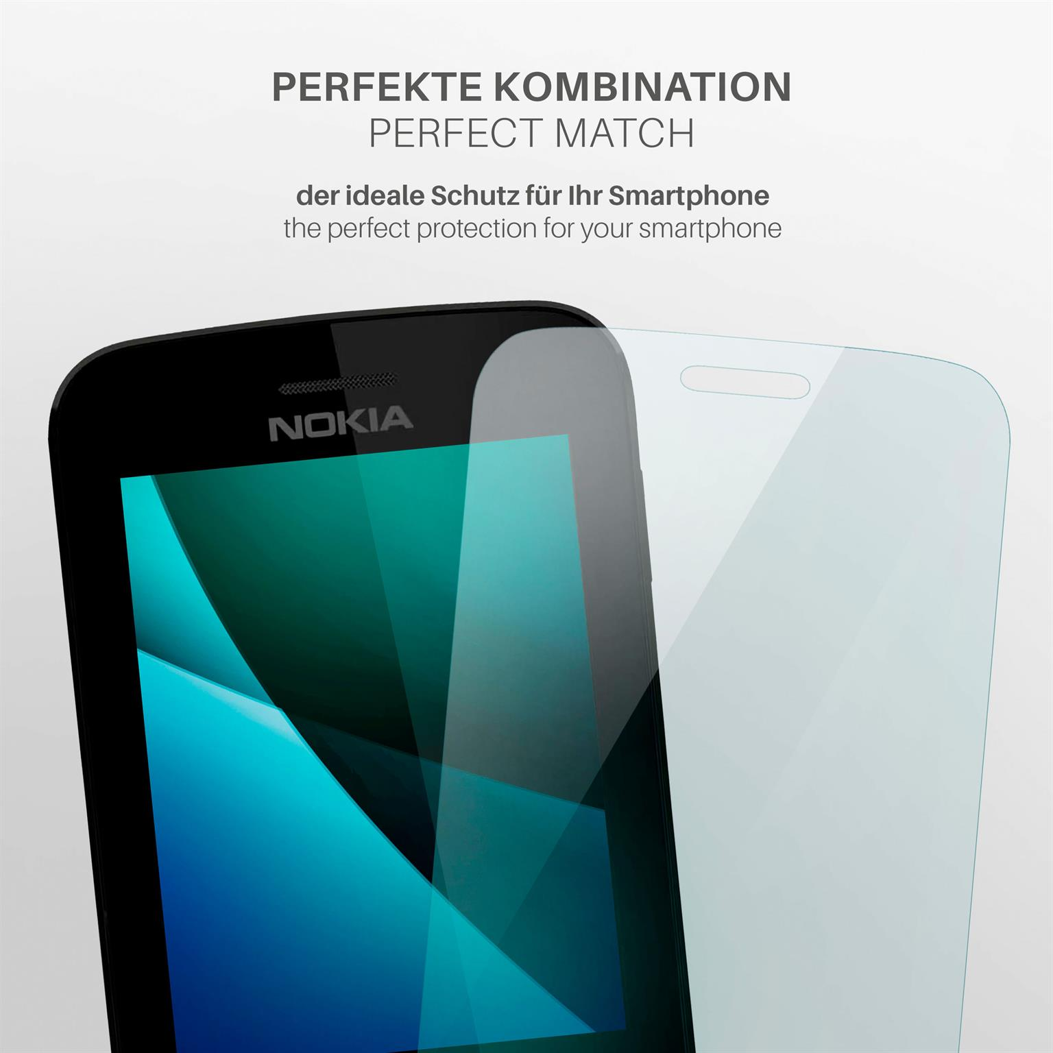 8110 Displayschutz(für Schutzfolie, 3x 4G) klar MOEX Nokia