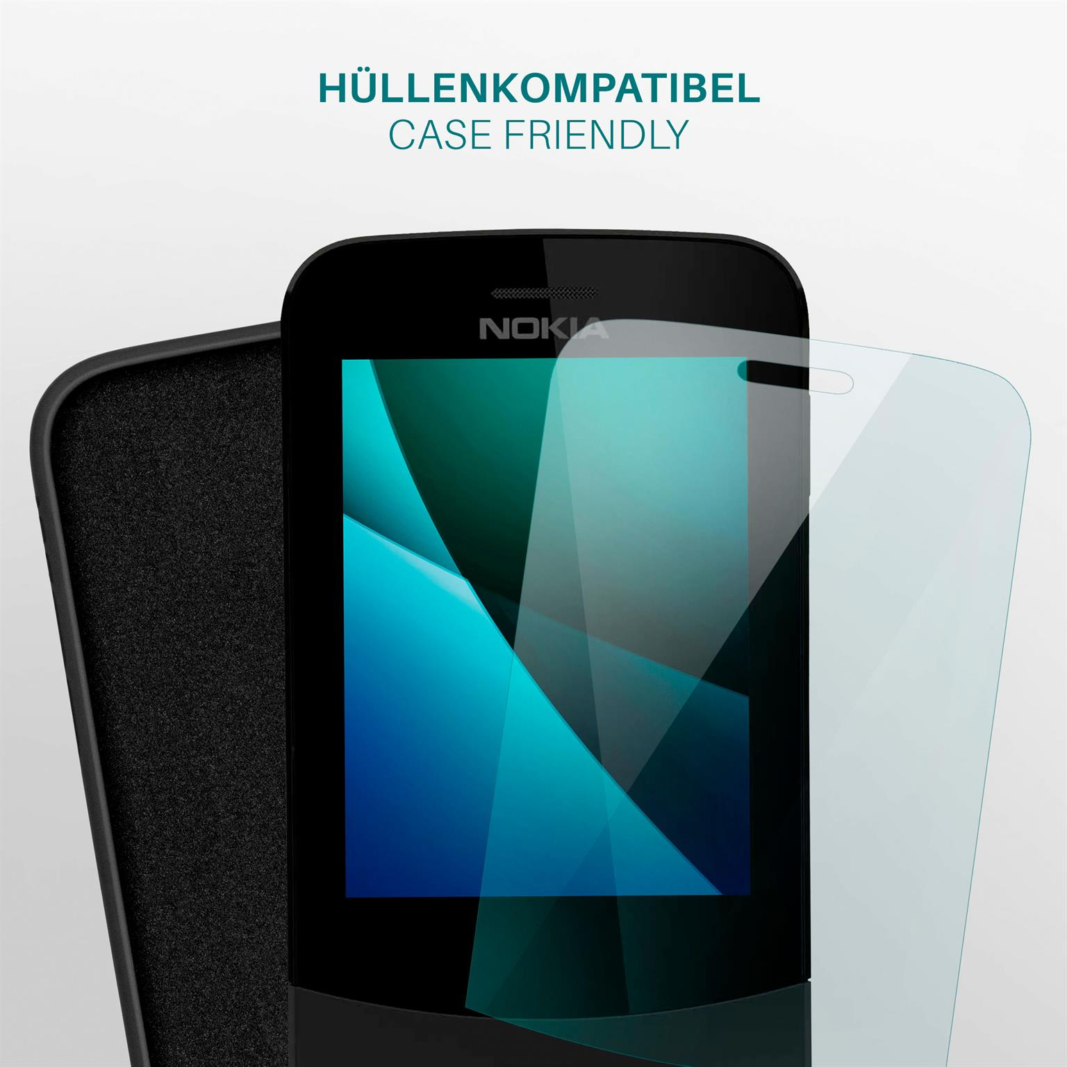MOEX 3x Schutzfolie, klar Displayschutz(für 8110 4G) Nokia