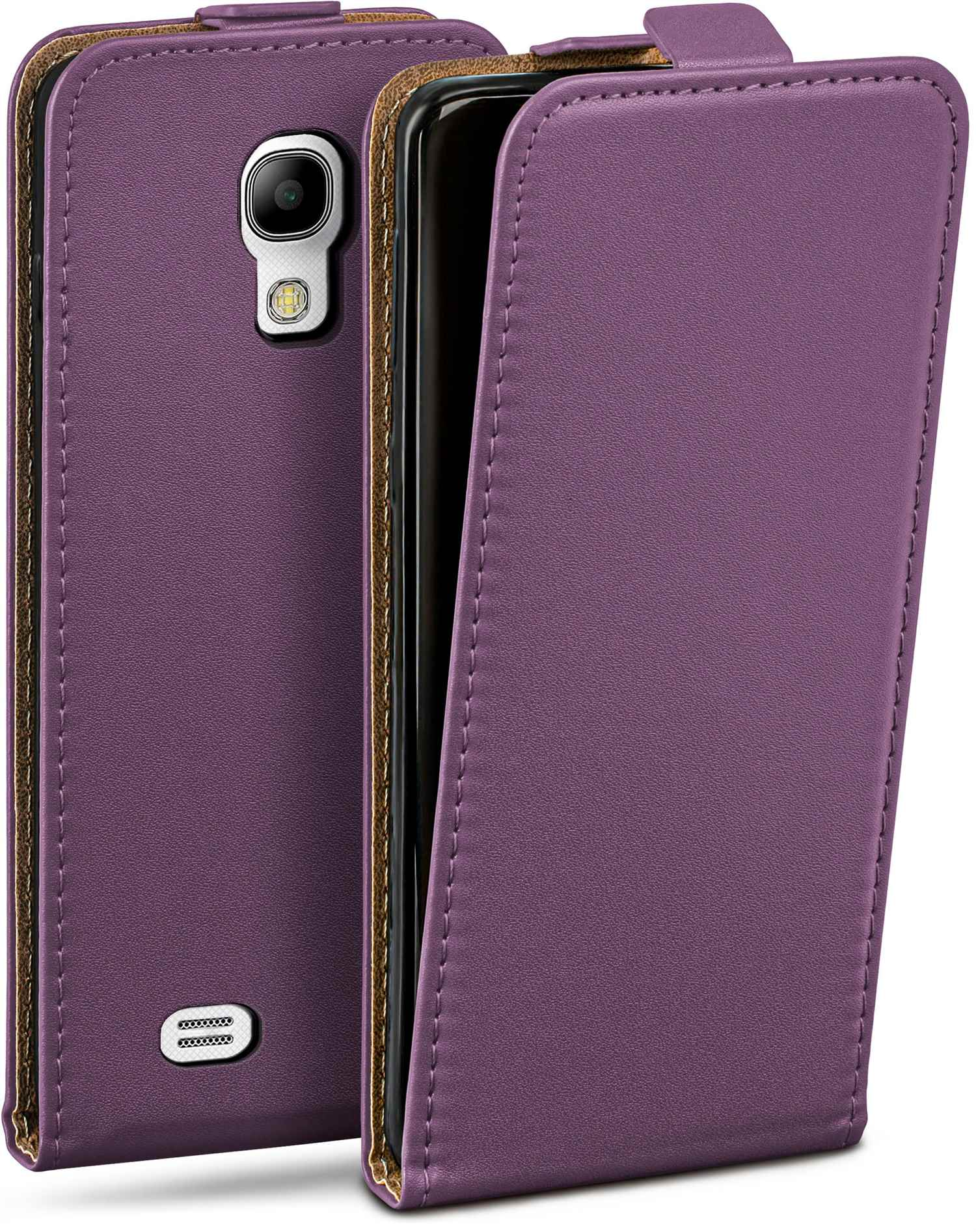 MOEX Cover, Mini, Flip S4 Case, Galaxy Samsung, Flip Indigo-Violet