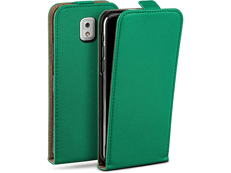 MOEX Flip Case, Flip Cover, Samsung, Galaxy Note 3, Emerald-Green
