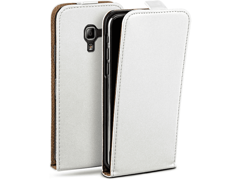 Case, Galaxy Cover, MOEX Ace Samsung, Pearl-White Flip Flip 2,
