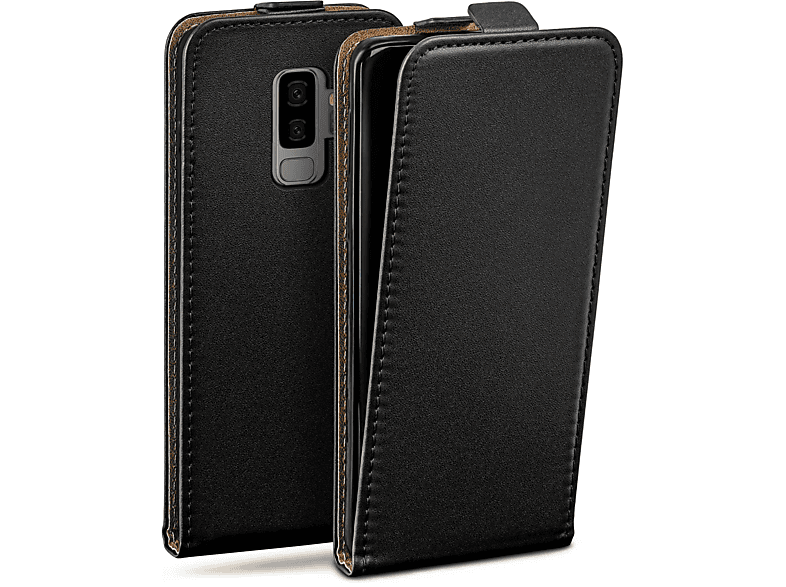MOEX Flip Case, Flip Cover, Samsung, Galaxy S9 Plus, Deep-Black