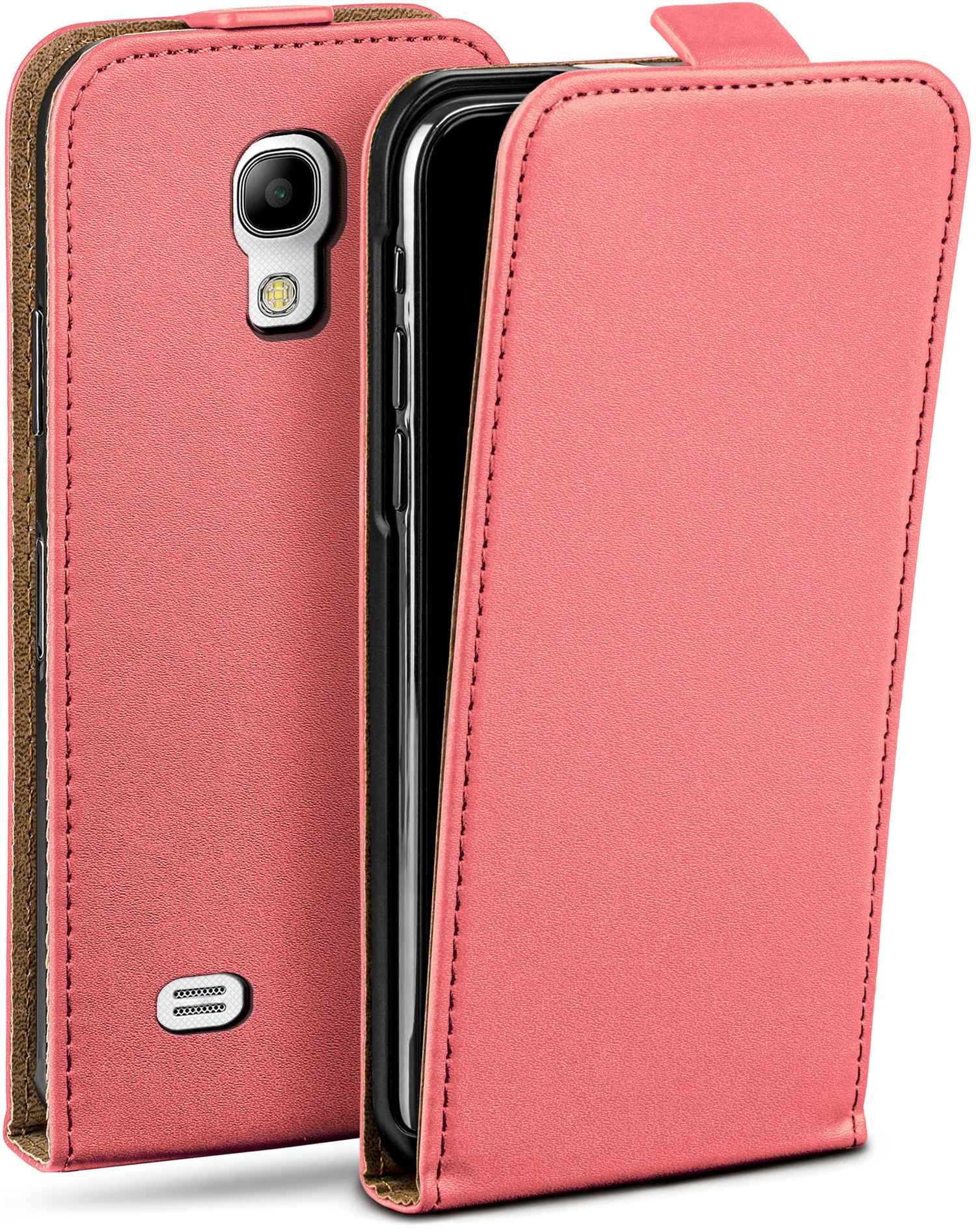 Coral-Rose Flip Case, Galaxy MOEX Samsung, S4, Flip Cover,