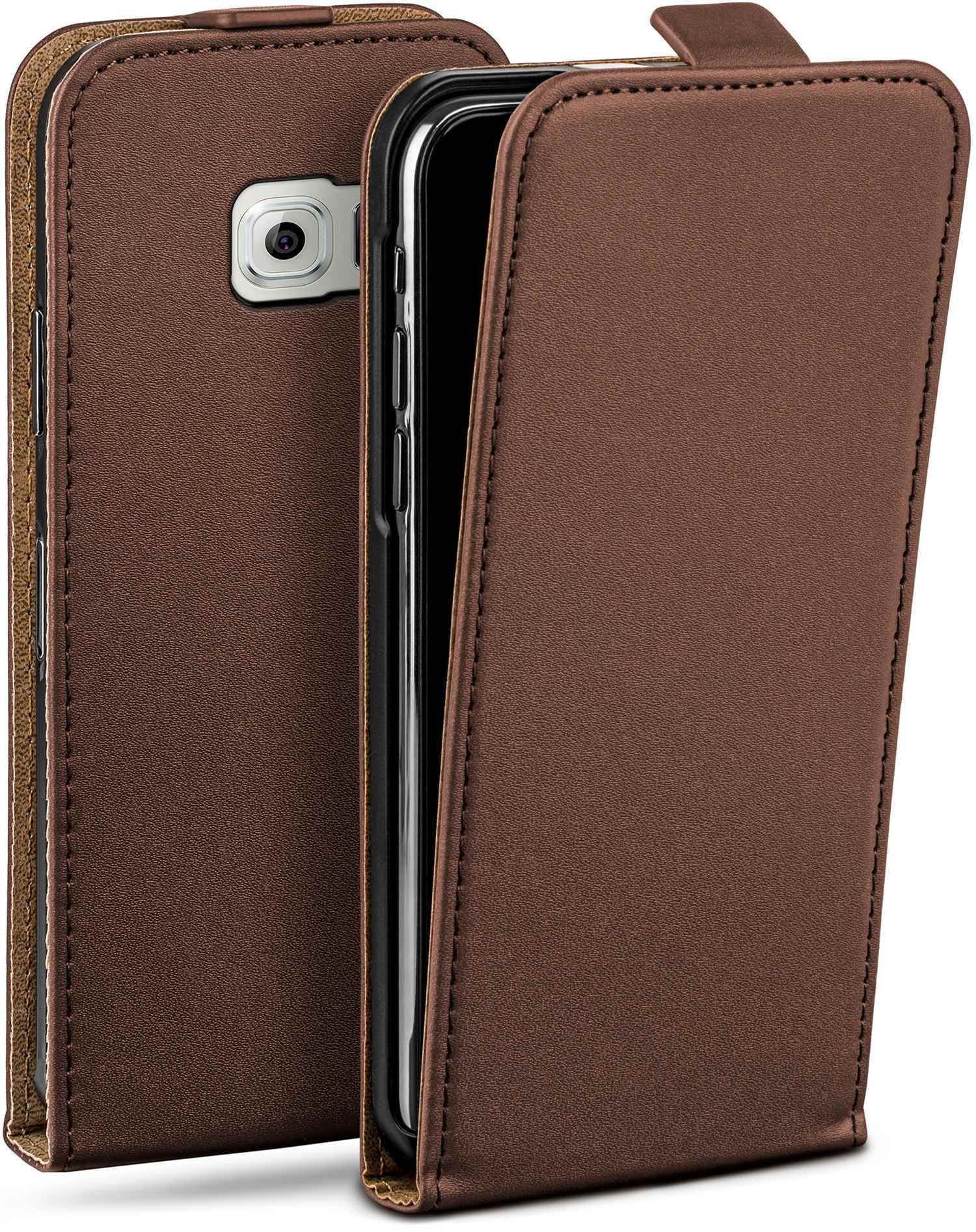 Samsung, Case, Flip Flip Galaxy Cover, S6, Oxide-Brown MOEX