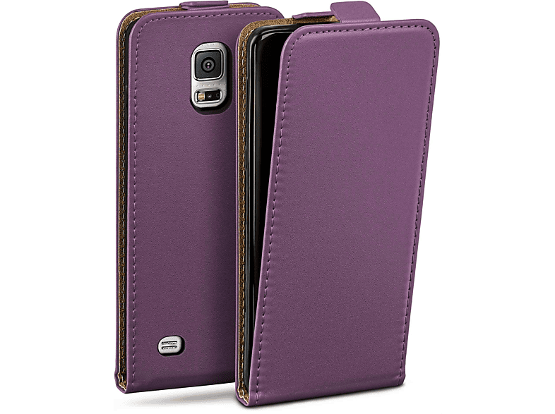 Cover, Flip MOEX Case, Flip Galaxy Samsung, Indigo-Violet S5 Mini,