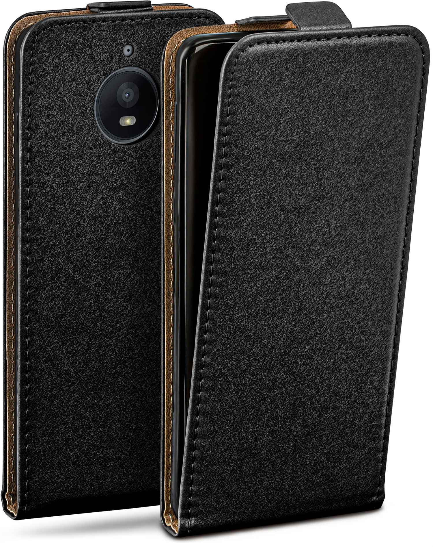 MOEX Cover, E4, Flip Moto Case, Flip Deep-Black Motorola,