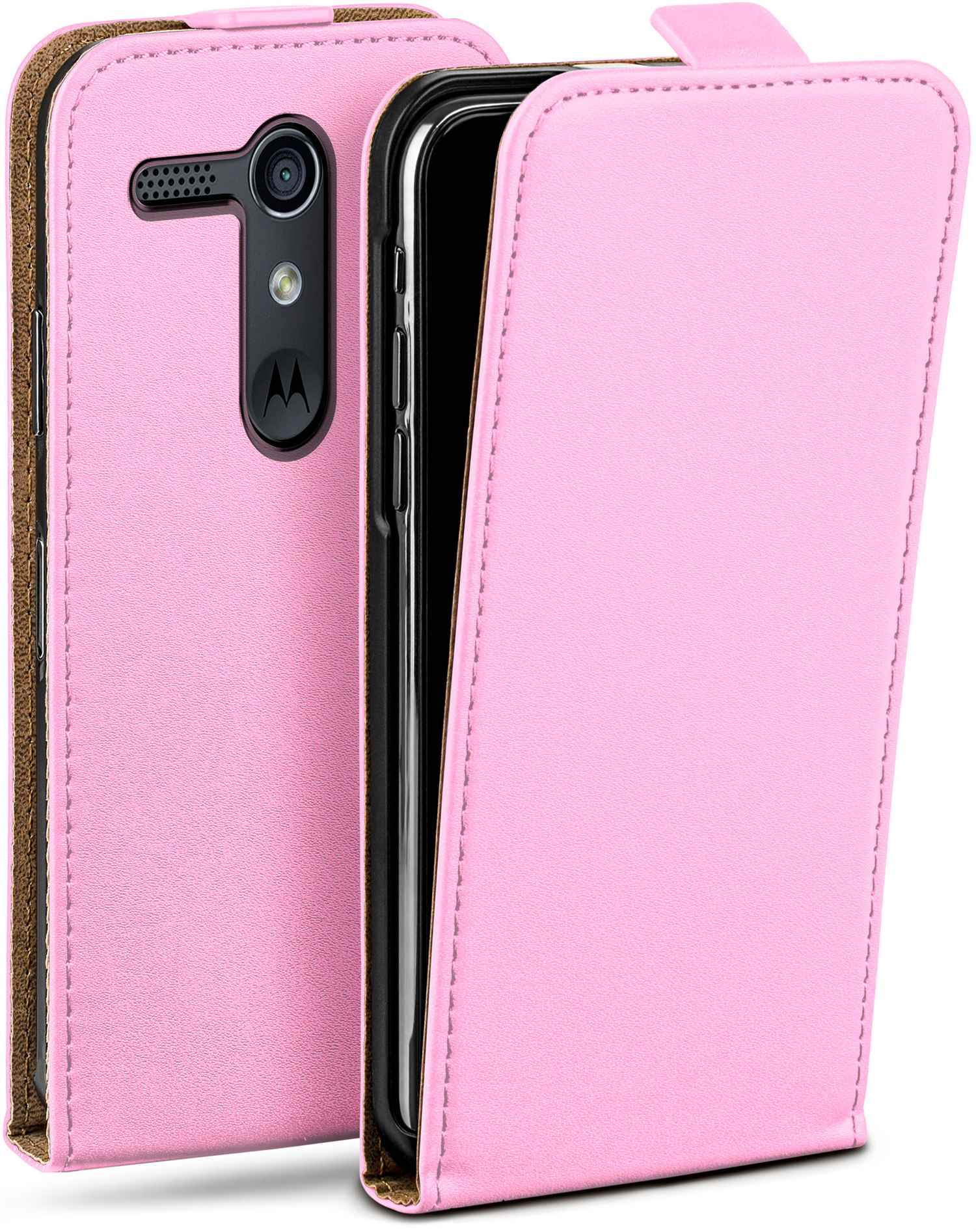 G, Case, Flip Flip Icy-Pink Motorola, MOEX Cover, Moto