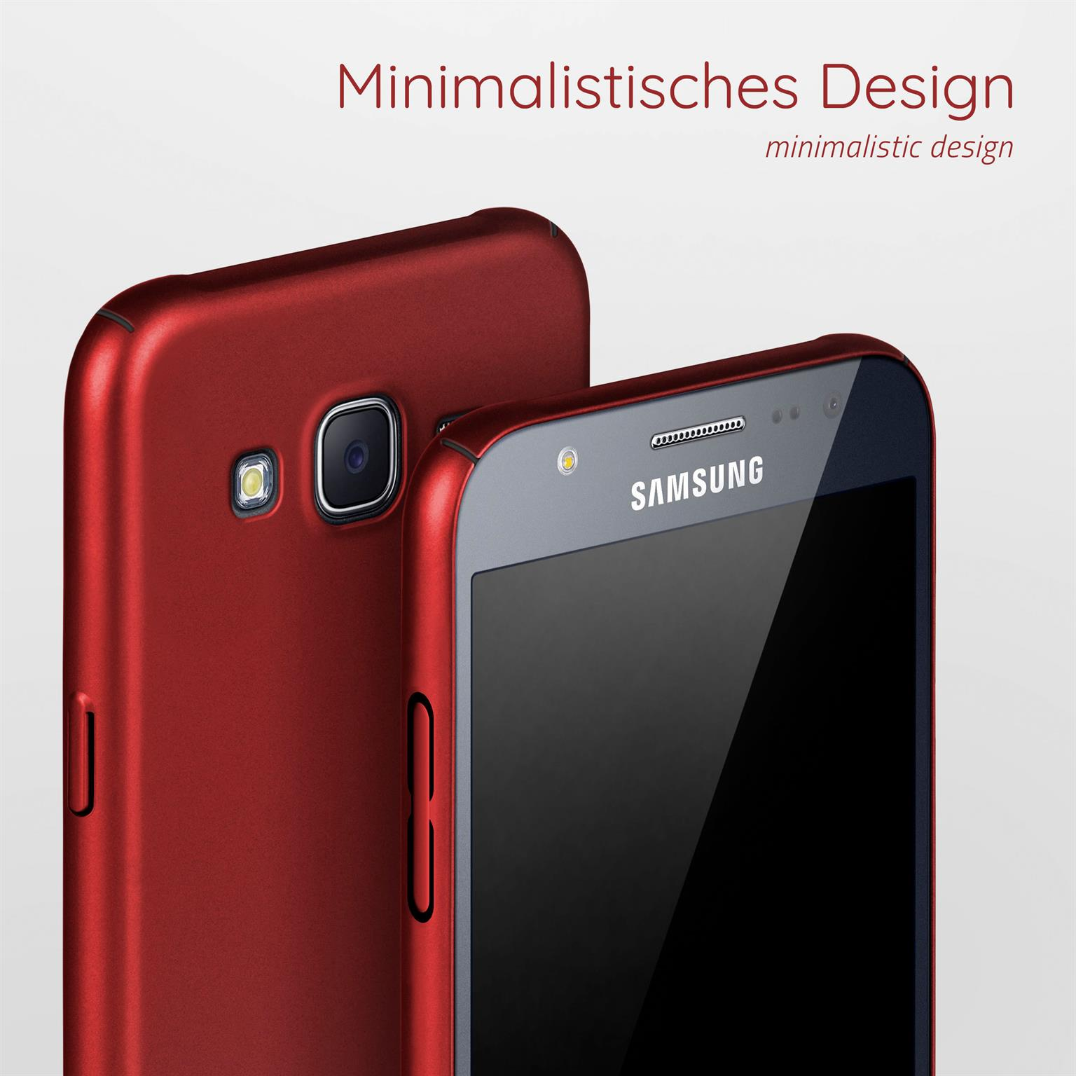 MOEX Alpha Rot Samsung, J5 Backcover, (2015), Case, Galaxy