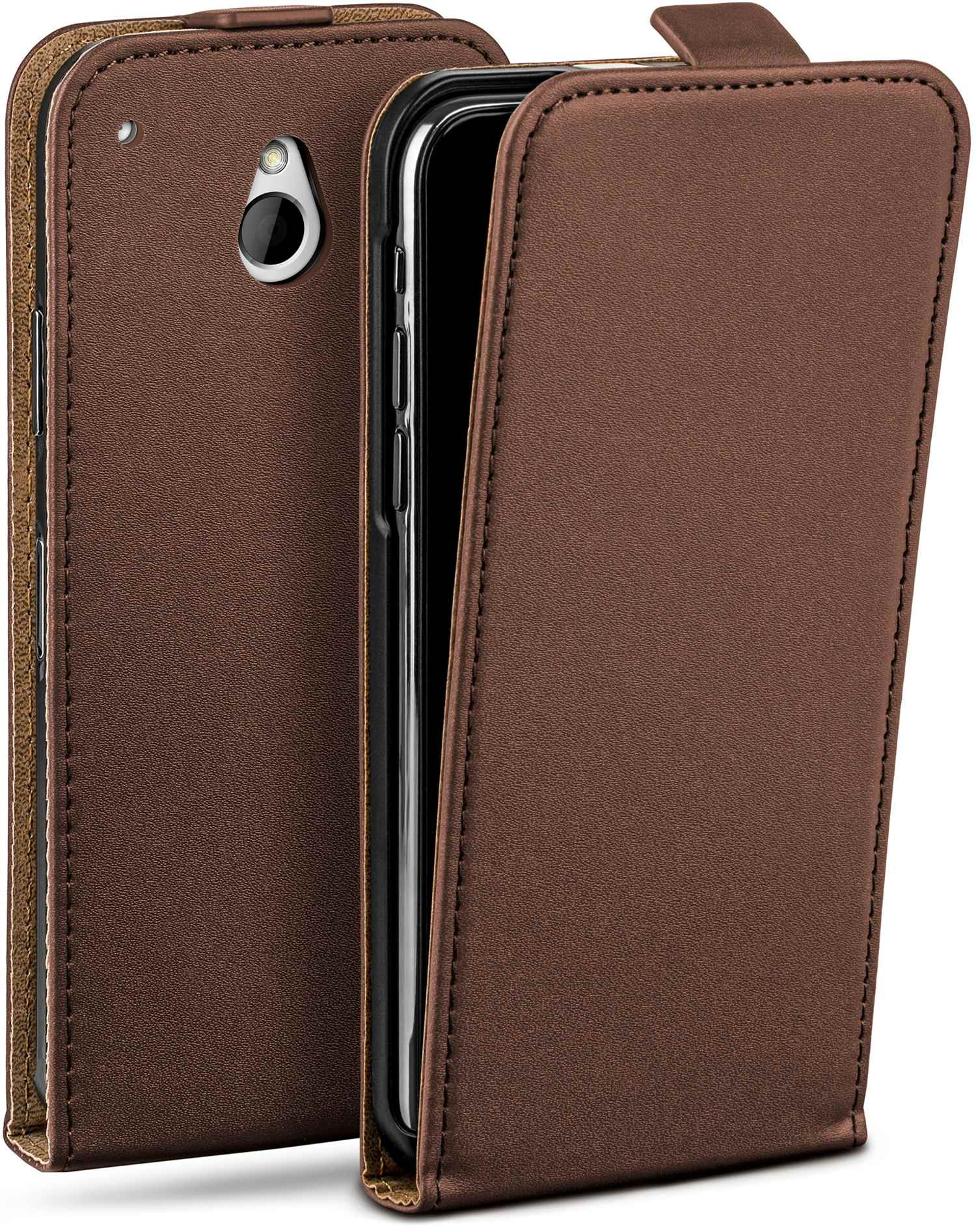 MOEX Flip Case, Flip Cover, HTC, Oxide-Brown One Mini