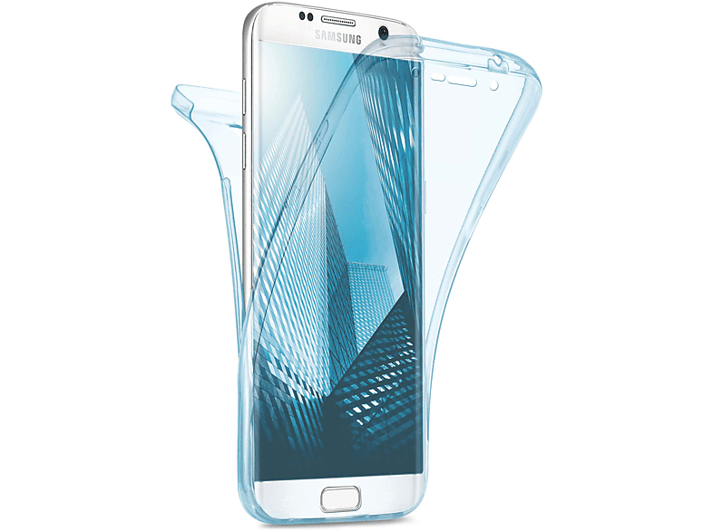 MOEX Double Case, Full Cover, Samsung, Galaxy S6 Edge, Aqua