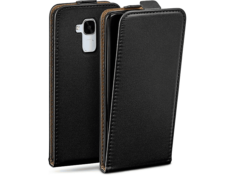 MOEX Flip Case, Flip Honor Cover, Deep-Black 5C, Huawei