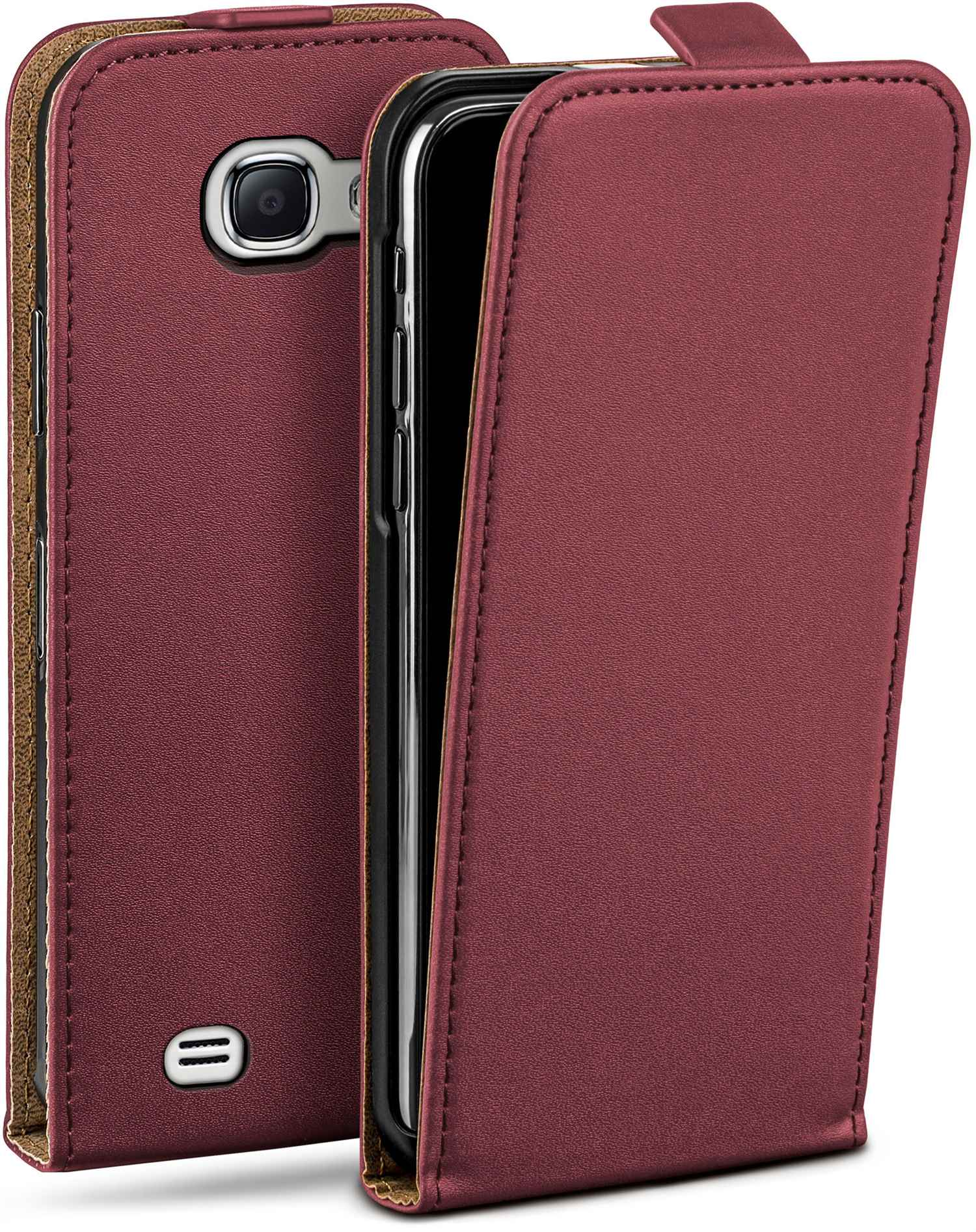 MOEX Flip 2, Cover, Galaxy Maroon-Red Case, Flip Note Samsung