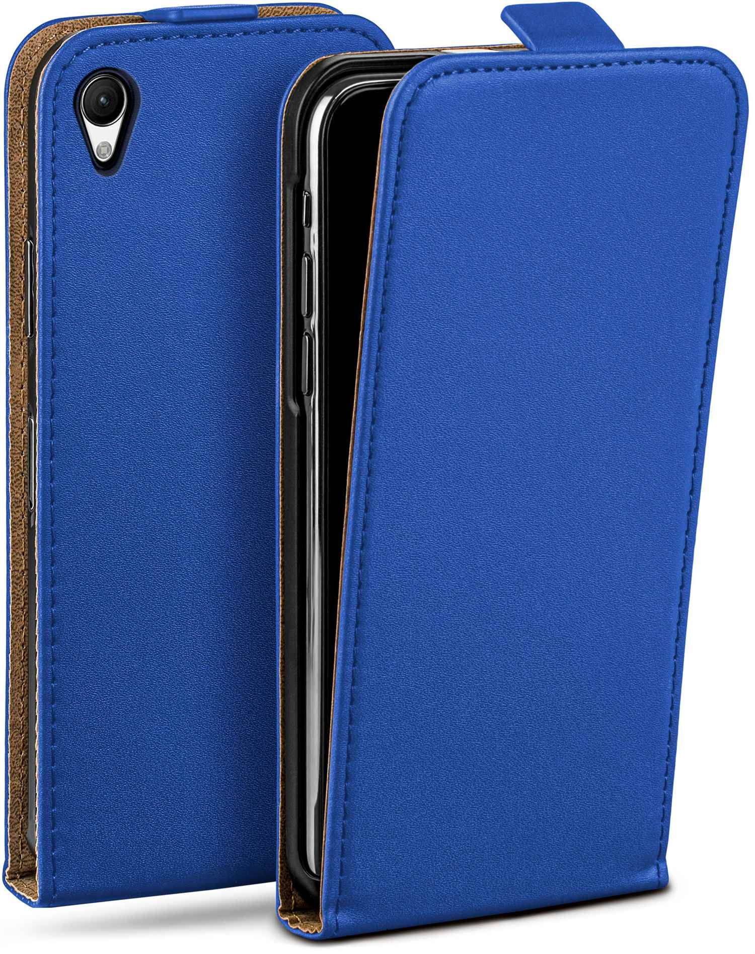 MOEX Flip Case, Flip Cover, Xperia Z1, Royal-Blue Sony