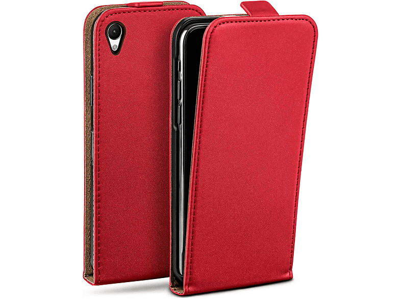 MOEX Flip Case, Flip Z1, Cover, Blazing-Red Xperia Sony