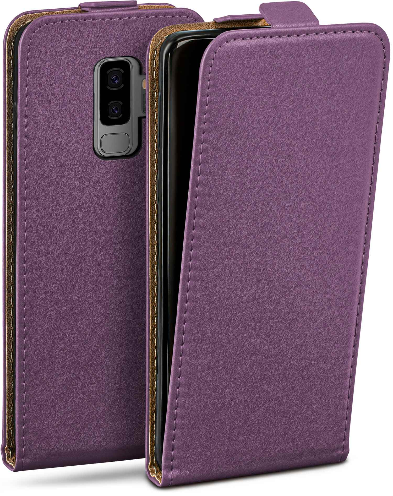 Indigo-Violet Plus, Case, Flip Samsung, Flip Cover, MOEX S9 Galaxy